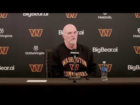 HC Dan Quinn Speaks to the Media | Washington Commanders