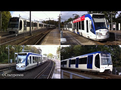 RandstadRail RET metro's (RSG3 + SG3) & HTM trams op Leidschendam-Voorburg! #RandstadRail