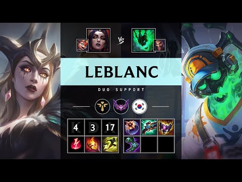 LeBlanc Support vs Thresh - KR Master Patch 25.19