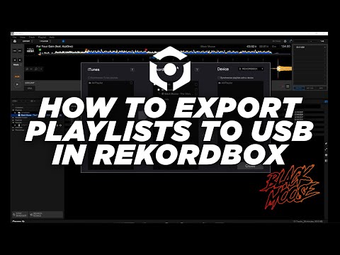 How to Export Playlists to USB in #rekordbox #pioneerdj