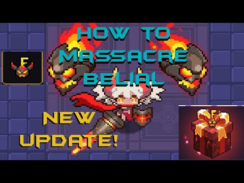 How To Massacre Belial(My Heroes Dungeon Adventure) New Update!!!
