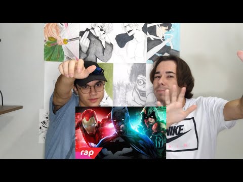 REACT Rap do Homem de Ferro, Batman e Arqueiro Verde - SEM PODERES | 7 Minutoz