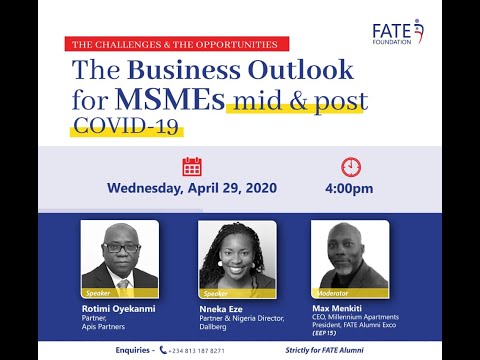 , title : 'The Business outlook for MSMEs mid and post COVID 19: The Challenges and the Opportunities'