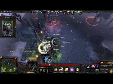 Templar Assassin -  Psi blades double blind kill