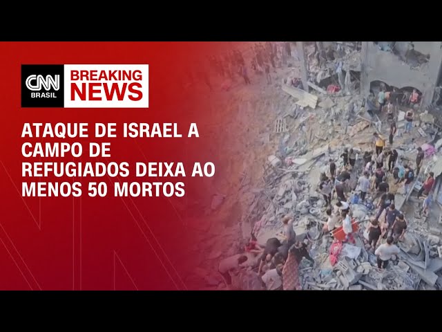 Ataque de Israel a campo de refugiados deixa ao menos 50 mortos |  CNN 360º