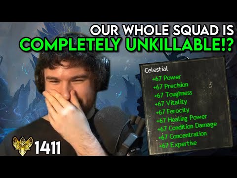 ACTUALLY BROKEN - Taking On Raids With A FULL CELESTIAL GEAR SQUAD! (Builds in the description!)