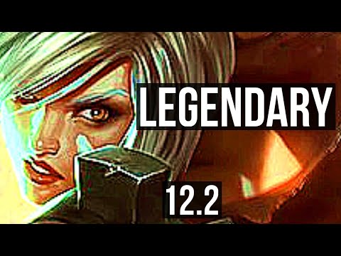 RIVEN vs RENEKTON (TOP) | 12/0/2, Rank 5 Riven, Legendary, 400+ games | KR Grandmaster | 12.2