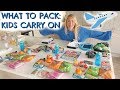 WHAT TO PACK KIDS CARRY ON OUR LONGEST FLIGHT EVER