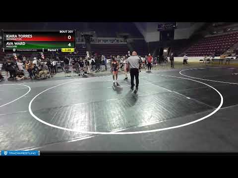 106 Lbs Quarterfinal - Ava Ward, Missouri Vs Kiara Torres, Washington A2ed