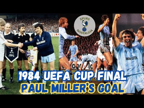 1984 UEFA Cup Final 1st Leg - Anderlecht vs Tottenham (Paul Miller's goal) #spurs #coys #spursfans