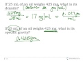 Density And Specific Gravity