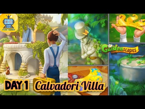 Gardenscapes Story : Day 1 - Calvadori Villa