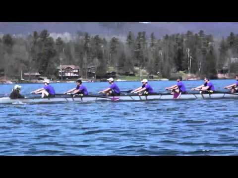 Williams College Men's 3V Crew races at 2016 Little Threes