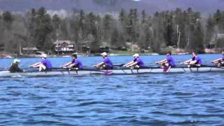 Williams College Men's 3V Crew races at 2016 Little Threes