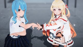 [MMD] III / Hololive ホロライブ 星街すいせい&音乃瀬奏