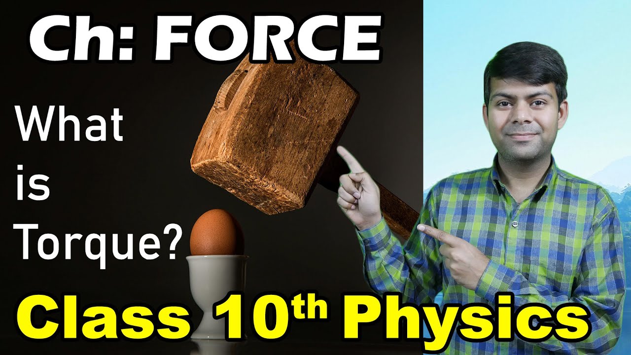 Ch: Force | Moment of Force or Torque | Class 10th Physics ICSE