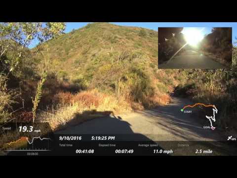 Maple Springs Trail, aka Silverado Canyon CA - Full Trail Sep 10 16