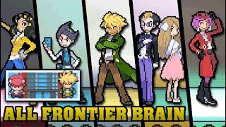 Pokémon Platinum - All Frontier Brains Battles (Gold Prints)