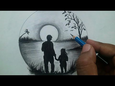 How to draw father's day drawing step by step / easy...