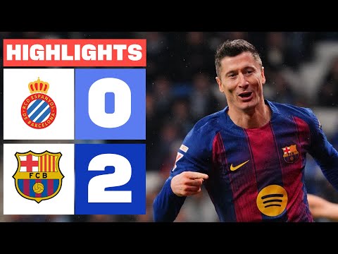 RCD ESPANYOL 0 - 2 FC BARCELONA | HIGHLIGHTS LALIGA EA SPORTS