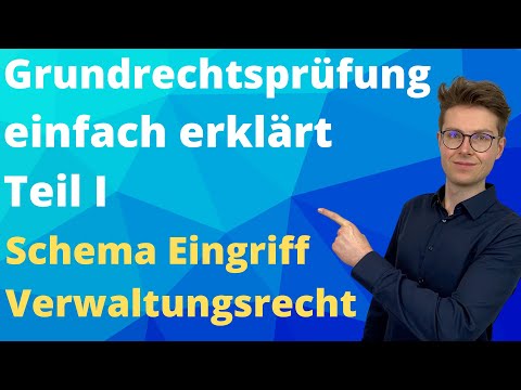 Grundrechtsprüfung einfach erklärt | Eingriff Schema | Öffentliches Recht lernen mit Plakos