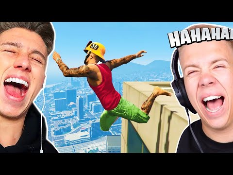 ZU SCHWERE GTA 5 nicht LACHEN CHALLENGE mit iCrimax