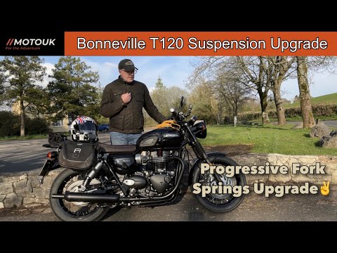 Triumph Bonneville T120, Suspension Upgrade, Progressive Fork Spring’s from TecBikeParts, Worth It ?