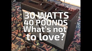 Video thumbnail for Fender Bassbreaker 30R demo with Players Telecaster - 2 channel combo under $900 by gearmanndude