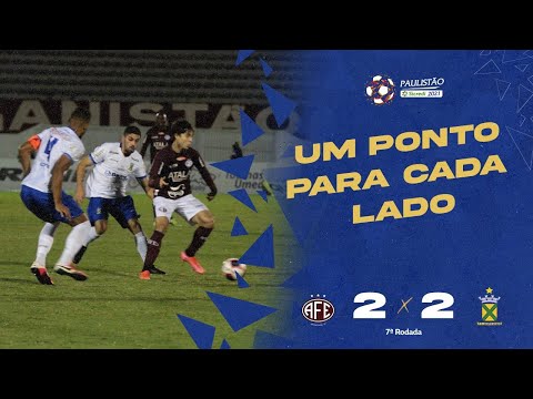 Melhores Momentos Ferroviária 2 x 2 Santo André - Rodada 7 - Paulistão A1 Sicredi 2021