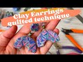 How to make quilt patterns on polymer clay- The Create Template make a
p...