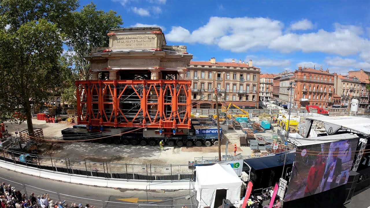 Déplacement du Monument à la Gloire des combattants de la Haute-Garonne 🏛️🚧🚇