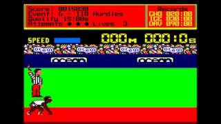 [AMSTRAD CPC] Daley Thompson's Decathlon - Longplay & Review