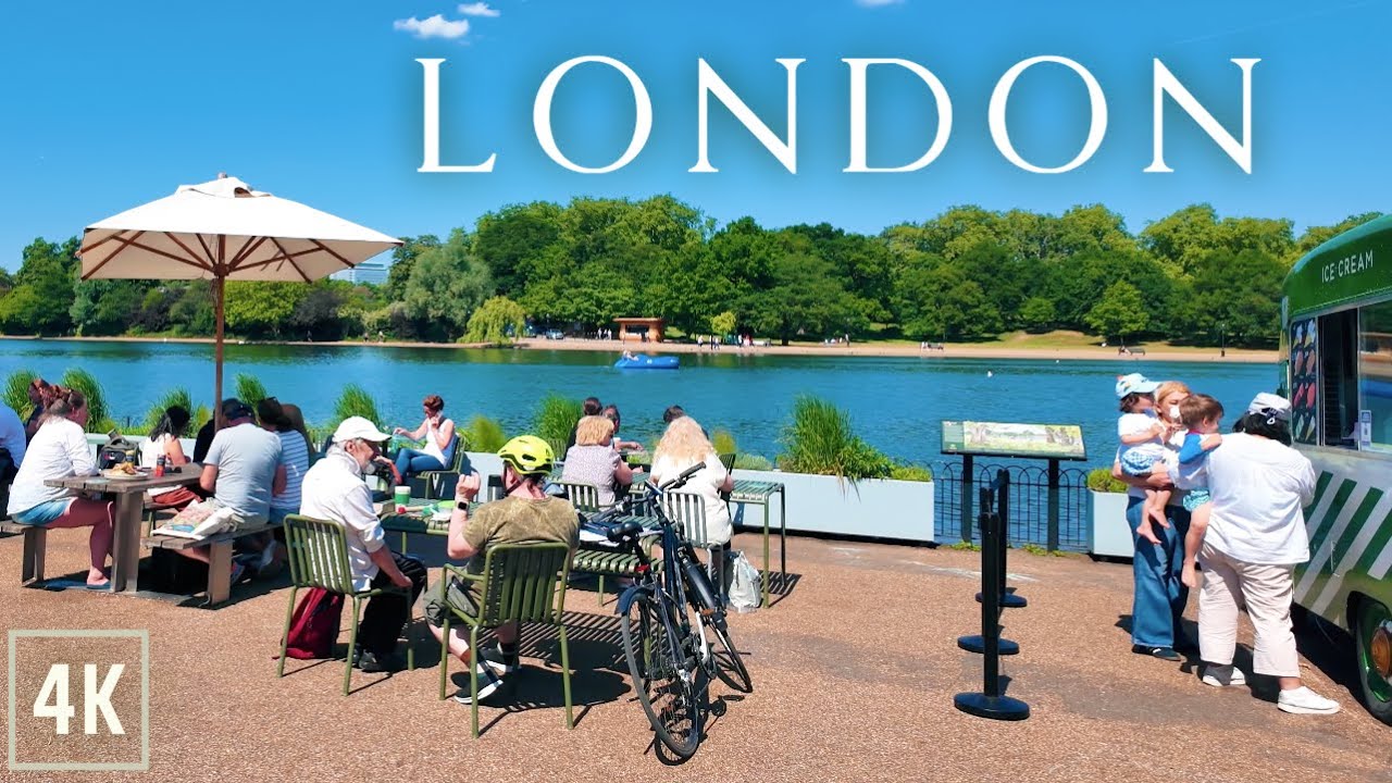 Immersive street-level walking tour through London Regent Park, England, showcasing authentic urban landscapes, local architecture, and the vibrant atmosphere of the city's neighborhoods