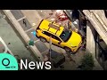 NYC Taxi Jumps Curb Striking 3 In Manhattan Police