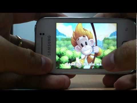 ทดสอบเล่นเกม Benji Bananas บน Samsung Galaxy Y (S5360)