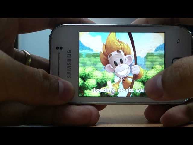   ทดสอบเล่นเกม Benji Bananas บน Samsung Galaxy Y (S5360)