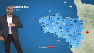 Illustration de l'actualité La météo de votre vendredi 15 mai 2026