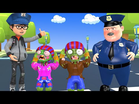 Fat Boy Nick Become Police Brave Wanted Giant Zombie - Scary Teacher 3D Fun Animation