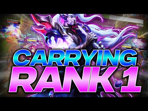 I HAD TO CARRY THE RANK 1 PLAYER TO A WIN WITH MY YASUO