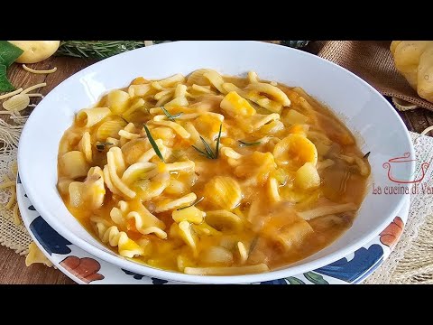 Pasta patate zucca e provola cremosa e filante