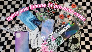 trying iphone 11 pro max cases from amazon + selling my old phone cases