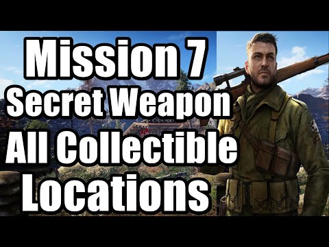 Sniper Elite 5 Mission 7 Secret Weapon All Collectible Locations Guide