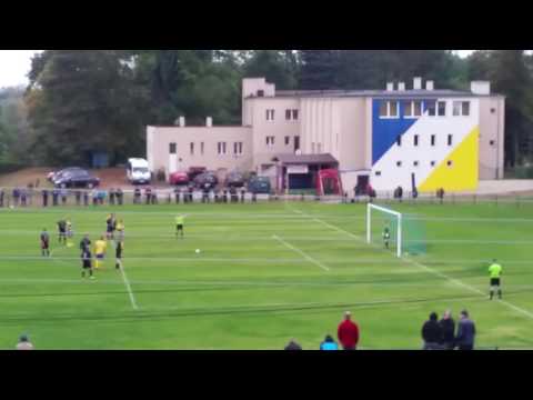 Stal Głowno 1:0 Włókniarz Pabianice  zwycięski gol