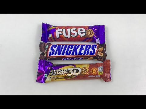 3 Chocolates | Fuse, Snickers & 5 Star 3D