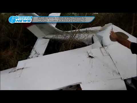 TG LA SESTA FIUMEFREDDO, PRECIPITA ULTRALEGGERO, MUORE  SORELLA DI NICOLA D’AGOSTINO 12 09 2018