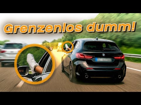 Rear-end collision, opening bottle on car and turning on 4-lane road | #GERMAN #DASHCAM | #308