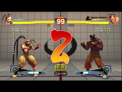 osyare-tetyou [Ibuki] vs. pikotan525 [Dee Jay] | SSF4 Arcade Edition