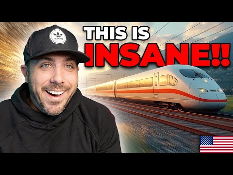 American Can't Believe Trains at high speed around Europe | Very FAST!!!