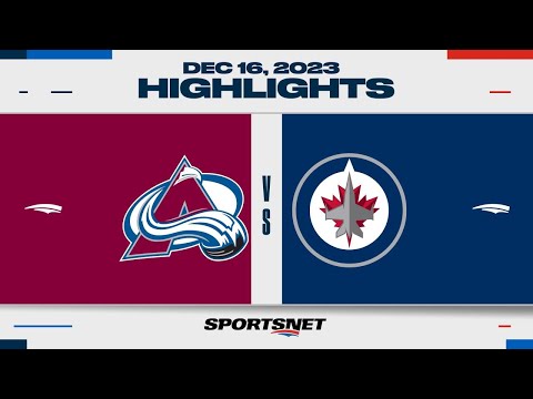 NHL Highlights | Avalanche vs. Jets - December 16, 2023