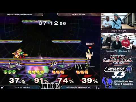 IMDB12 - Vro + Kels vs Mundungu + Frootloop - Melee Doubles Grand Finals